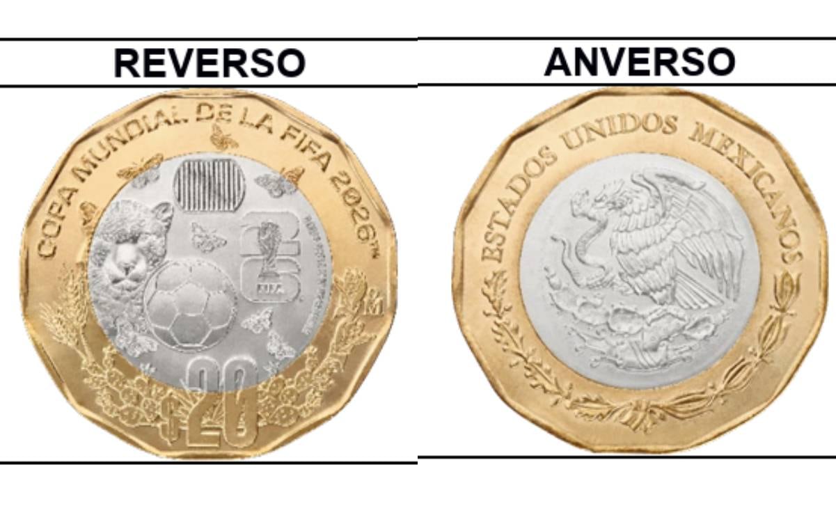 ¿Cómo son y dónde comprar las monedas del Mundial 2026? Banxico revela fechas de venta