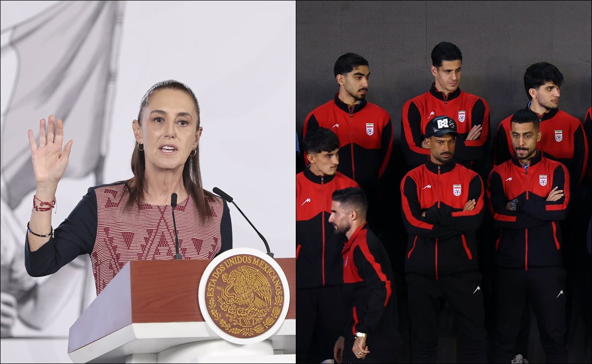 La presidenta confirma que Irán se hospedará en México durante el Mundial 2026