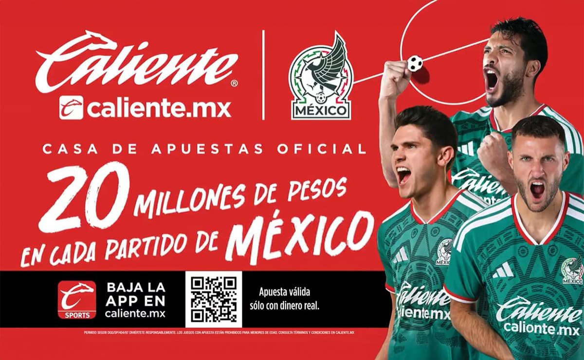Caliente.mx repartirá 20 millones de pesos en cada juego de México