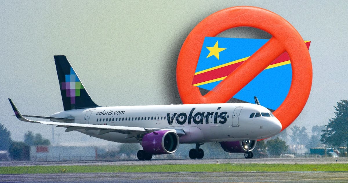 Y ahora es Volaris: No trasladará a viajeros del Congo tras restricción impuesta por México