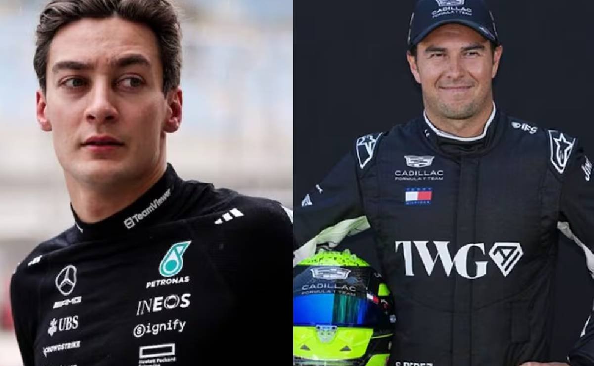 Checo Pérez y George Russell querían ir juntos al México vs Inglaterra del Mundial 2026