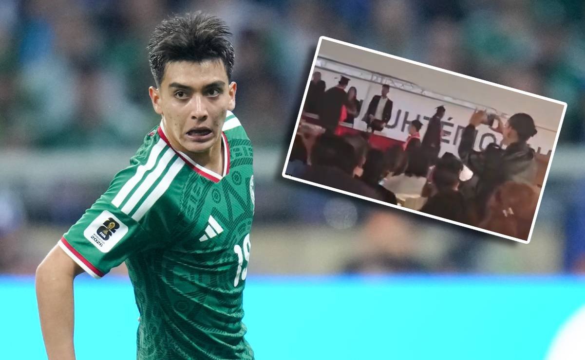 Gilberto Mora se gradúa de la preparatoria tras brillar con México en el Mundial 2026