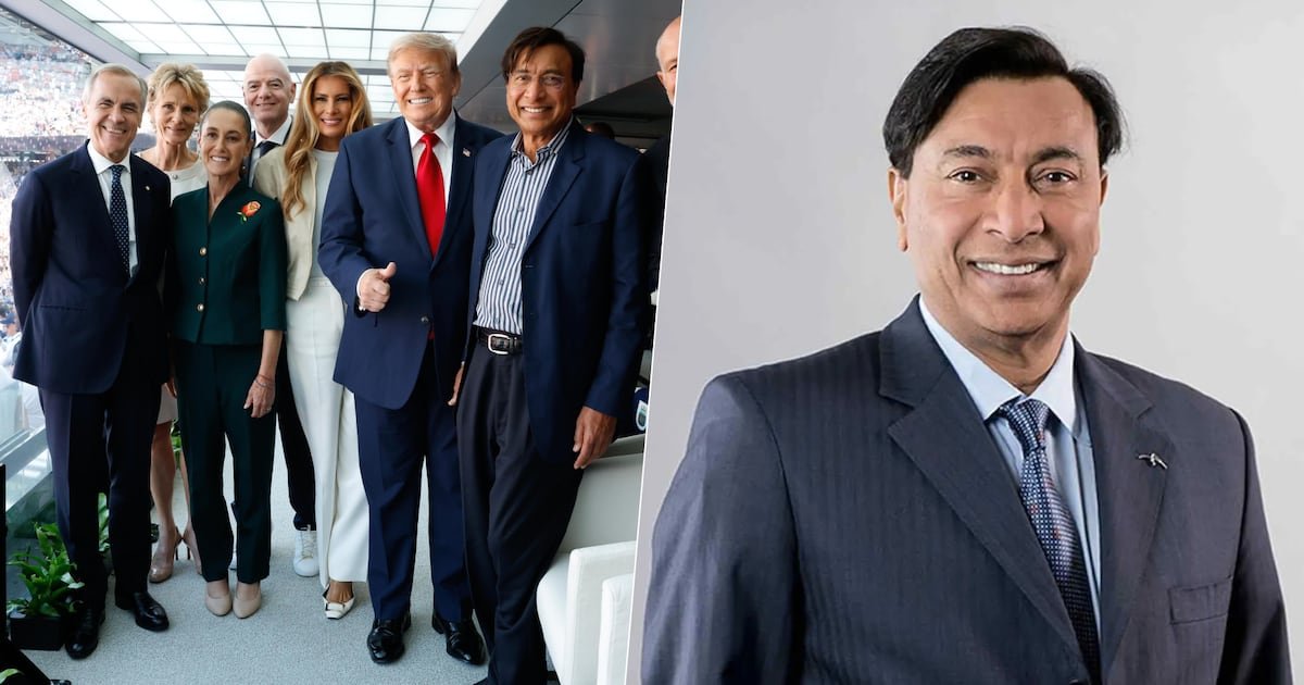 ¿Quién es Lakshmi Mittal, el millonario que estuvo con Sheinbaum y Trump en la final del Mundial 2026?